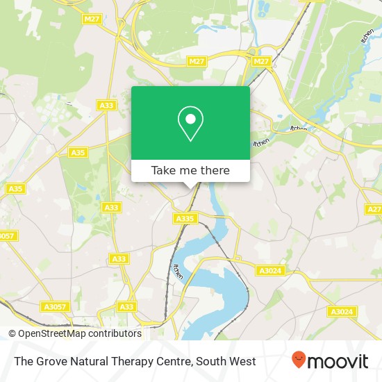 The Grove Natural Therapy Centre map
