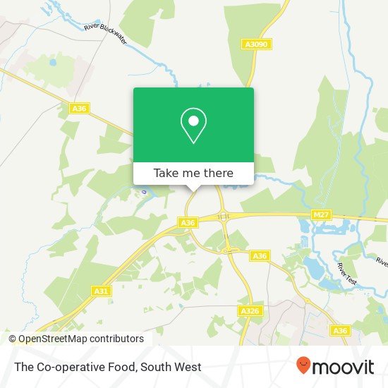 The Co-operative Food map