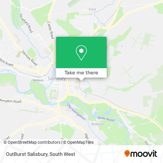 OutBurst Salisbury map