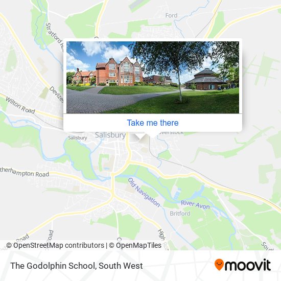 The Godolphin School map