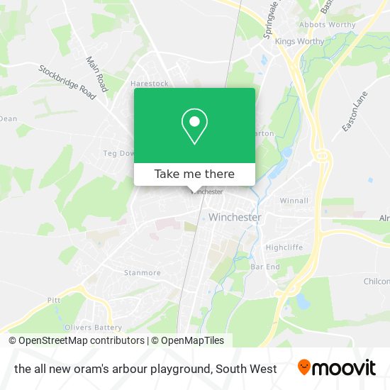 the all new oram's arbour playground map