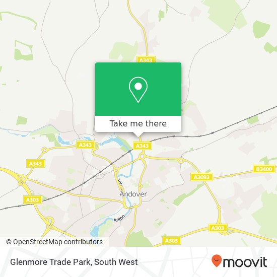 Glenmore Trade Park map