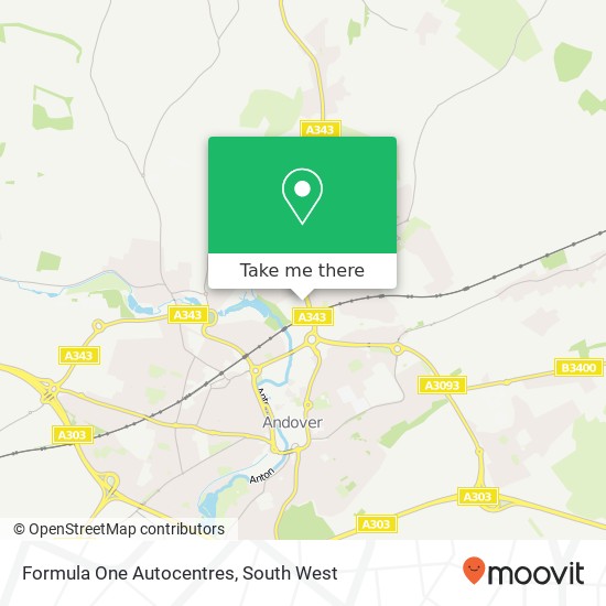 Formula One Autocentres map