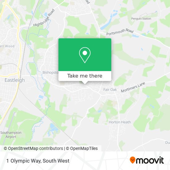 1 Olympic Way map