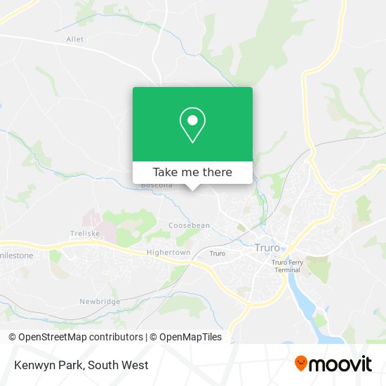 Kenwyn Park map