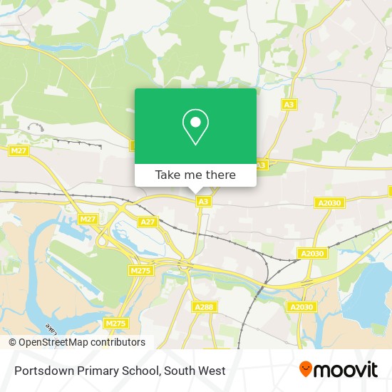 Portsdown Primary School map