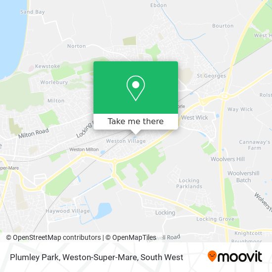 Plumley Park, Weston-Super-Mare map