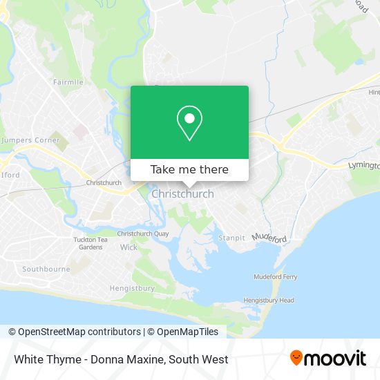 White Thyme - Donna Maxine map