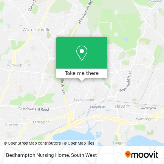 Bedhampton Nursing Home map