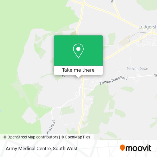Army Medical Centre map