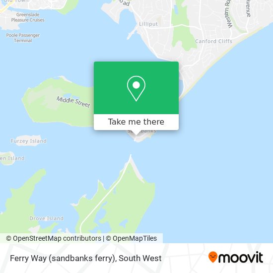 Ferry Way (sandbanks ferry) map