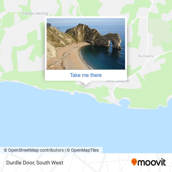 Durdle Door map