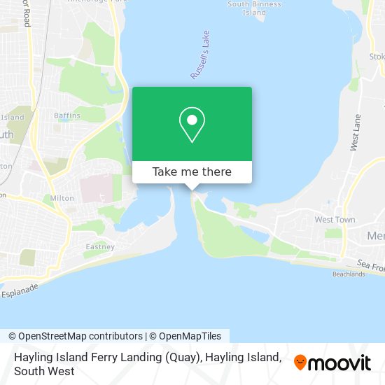 Hayling Island Ferry Landing (Quay), Hayling Island map