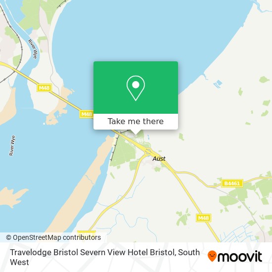Travelodge Bristol Severn View Hotel Bristol map