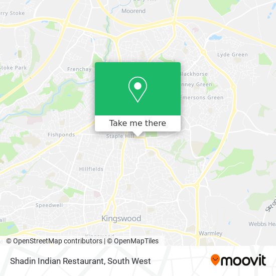 Shadin Indian Restaurant map
