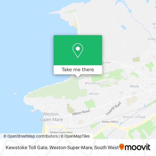 Kewstoke Toll Gate, Weston-Super-Mare map