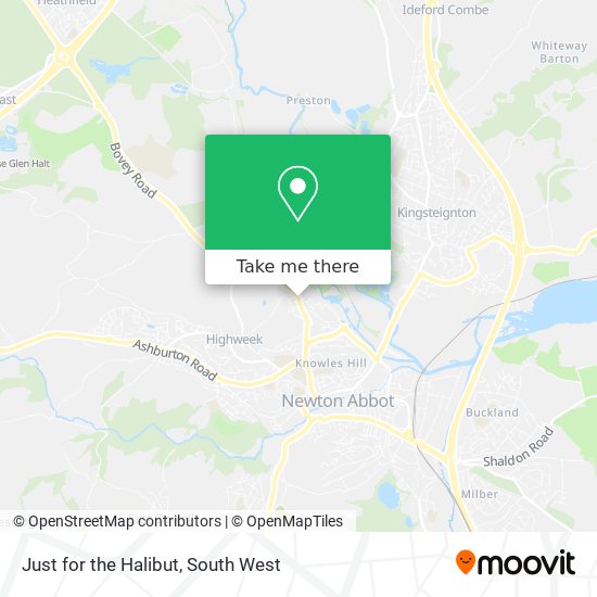 Just for the Halibut map