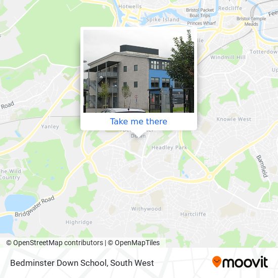 Bedminster Down School map