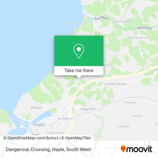 Dangerous Crossing, Hayle map