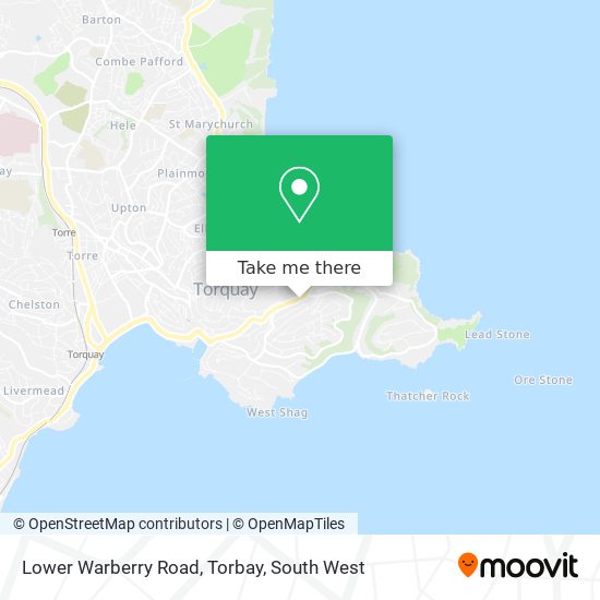 Lower Warberry Road, Torbay map