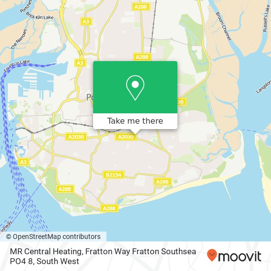 MR Central Heating, Fratton Way Fratton Southsea PO4 8 map