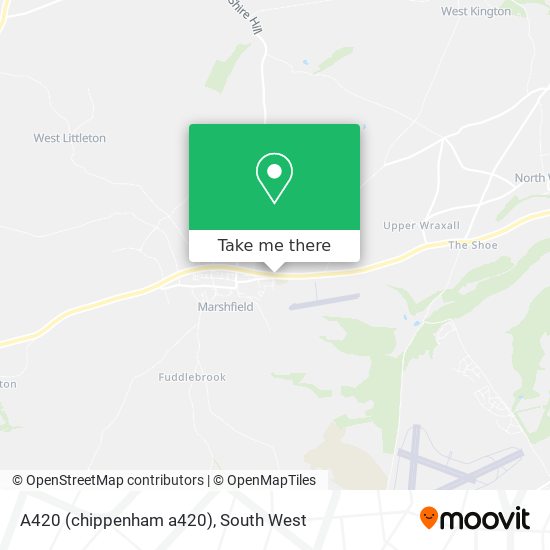 A420 (chippenham a420) map