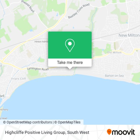 Highcliffe Positive Living Group map