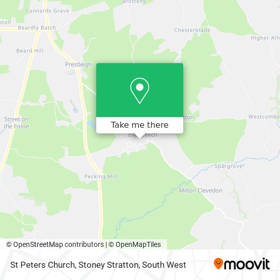 St Peters Church, Stoney Stratton map