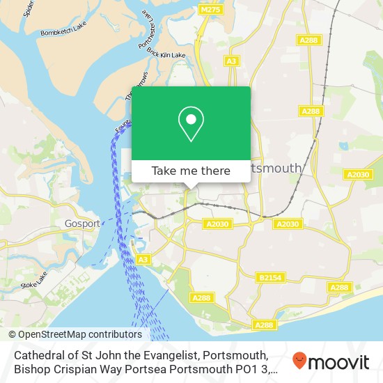 Cathedral of St John the Evangelist, Portsmouth, Bishop Crispian Way Portsea Portsmouth PO1 3 map