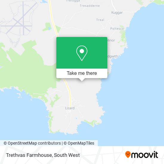 Trethvas Farmhouse map