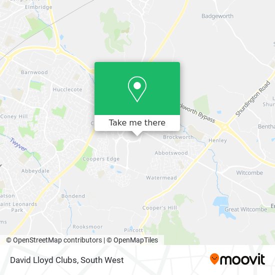 David Lloyd Clubs map