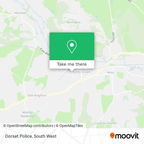 Dorset Police map
