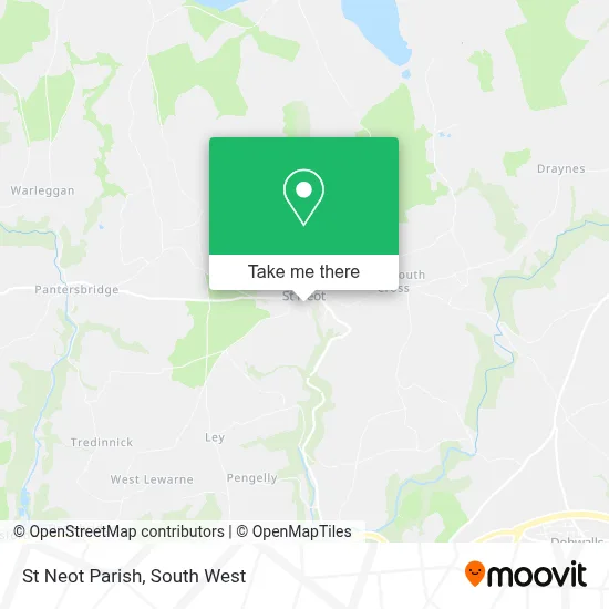 St Neot Parish map