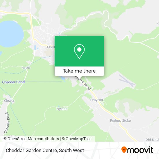 Cheddar Garden Centre map