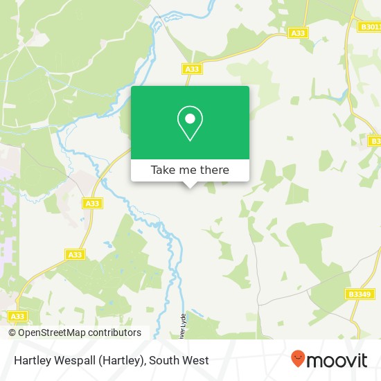 Hartley Wespall map