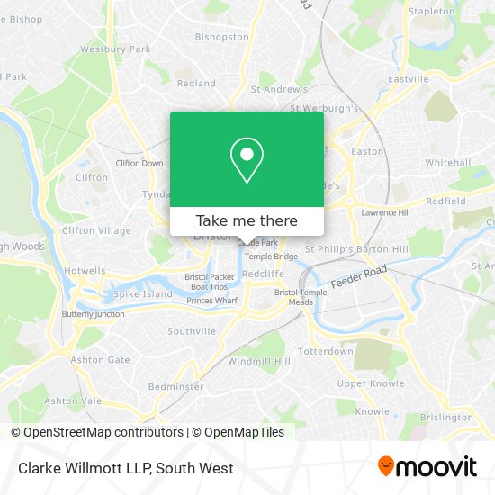 Clarke Willmott LLP map