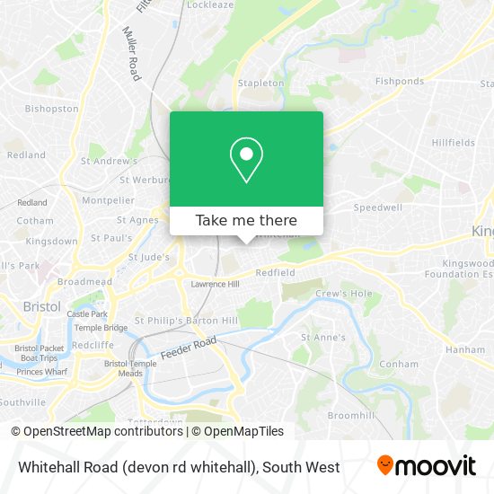 Whitehall Road (devon rd whitehall) map