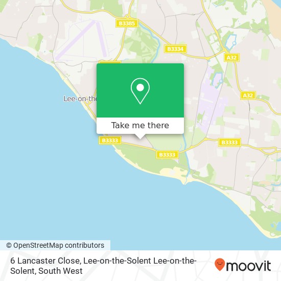 6 Lancaster Close, Lee-on-the-Solent Lee-on-the-Solent map