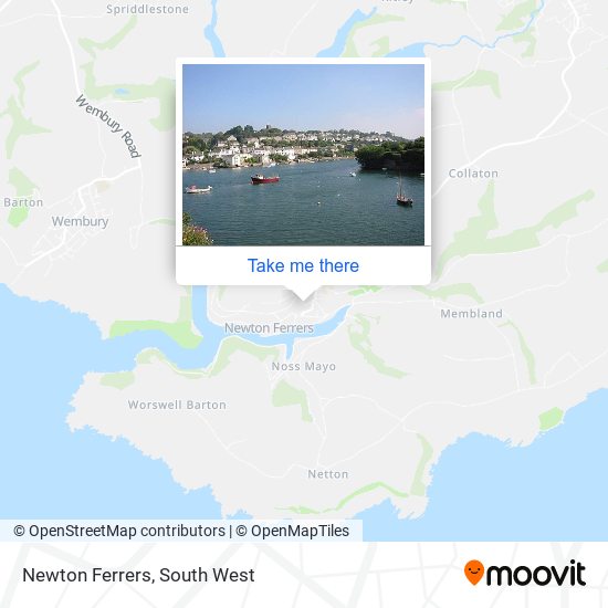 Newton Ferrers map