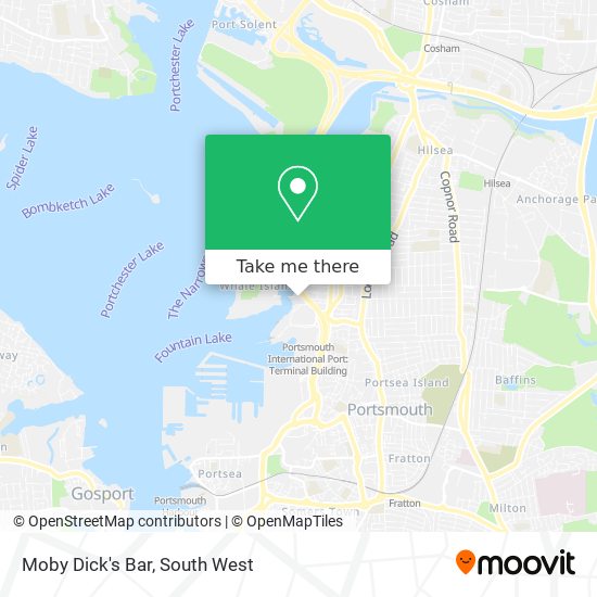 Moby Dick's Bar map