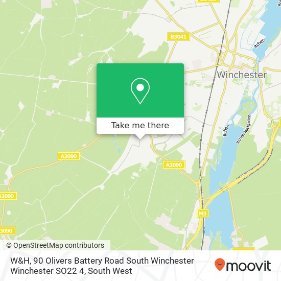 W&H, 90 Olivers Battery Road South Winchester Winchester SO22 4 map