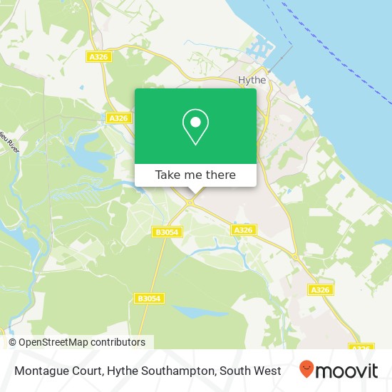 Montague Court, Hythe Southampton map