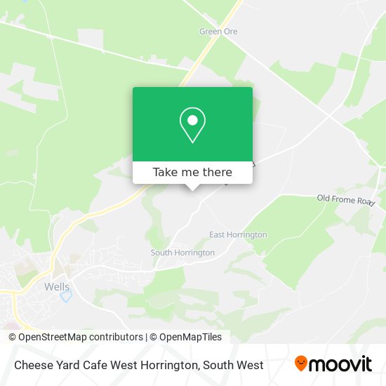 Cheese Yard Cafe West Horrington map