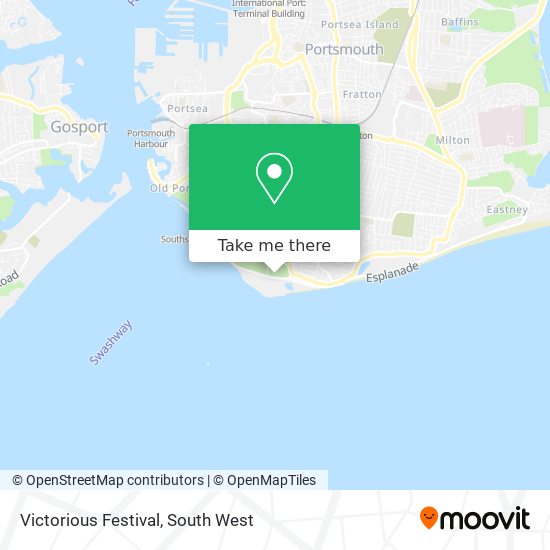 Victorious Festival map