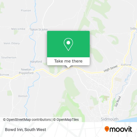 Bowd Inn map