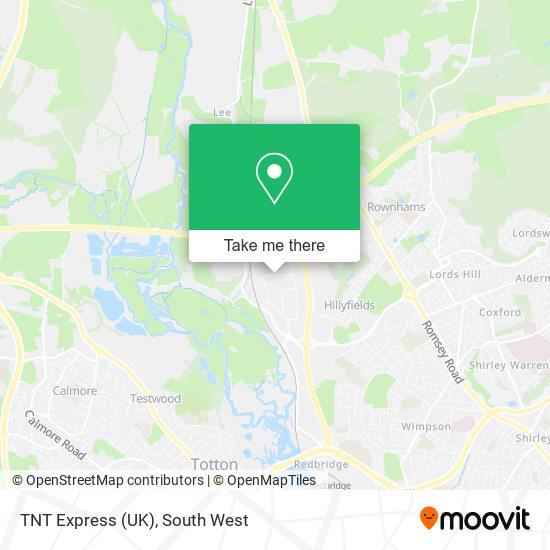 TNT Express (UK) map