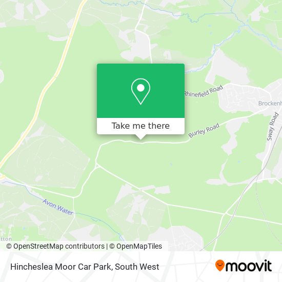 Hincheslea Moor Car Park map