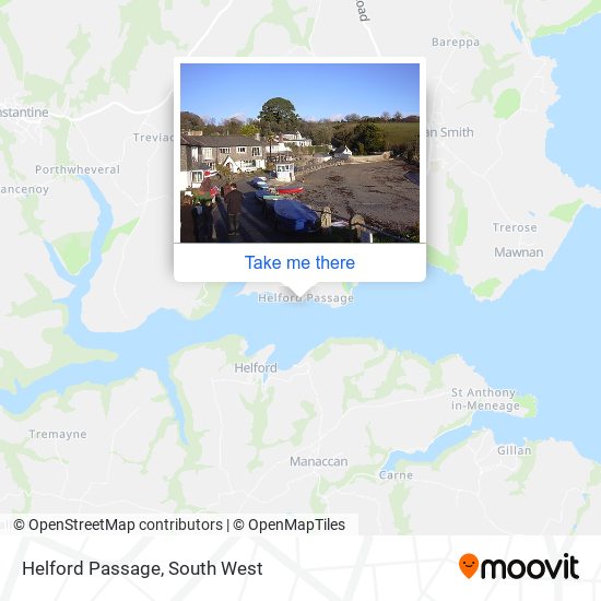 Helford Passage map