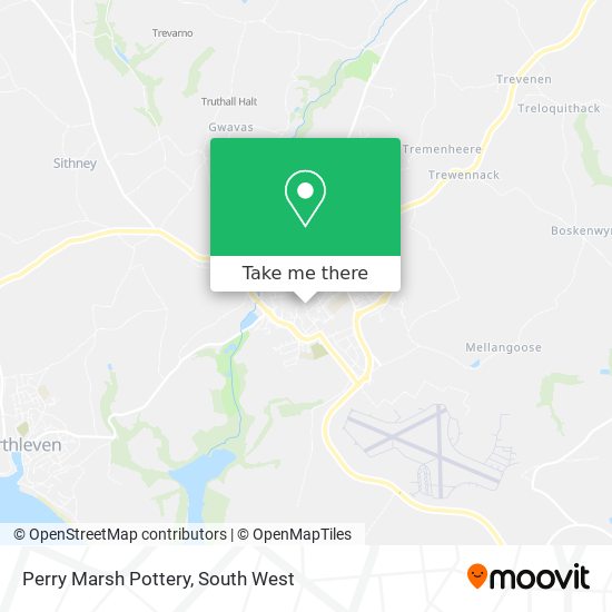 Perry Marsh Pottery map