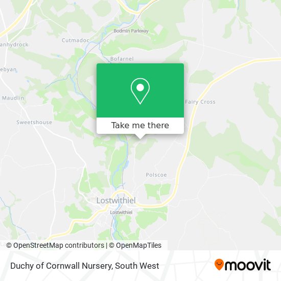 Duchy of Cornwall Nursery map